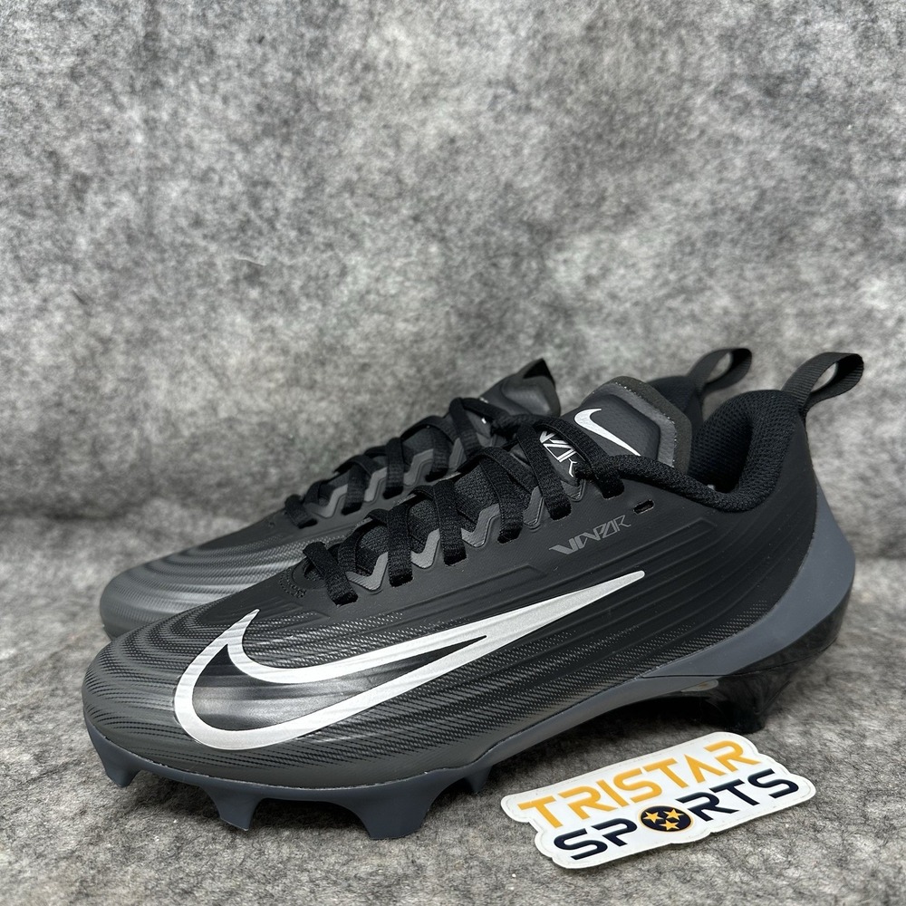 Nike Vapor Speed 3 Football Cleats Mens Size 14.5 Black Gray FB3303-002